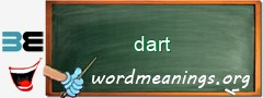 WordMeaning blackboard for dart